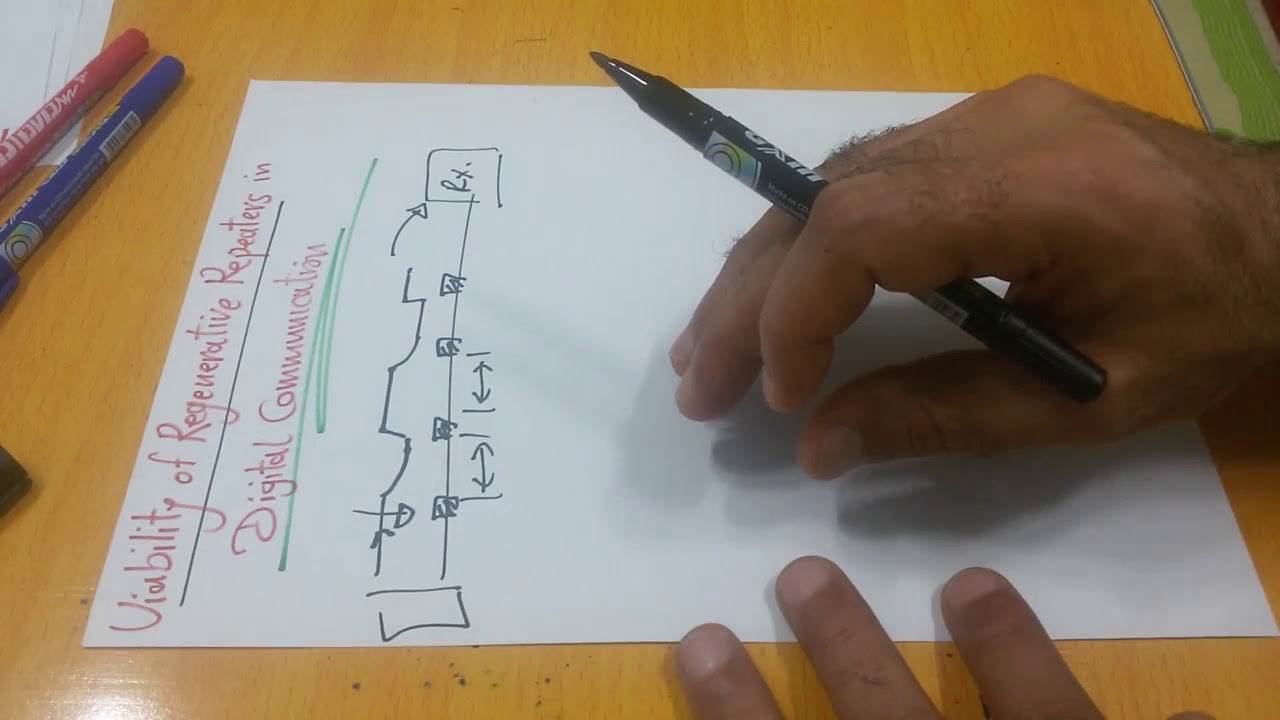 Communication Systems 3: Regenerative Repeaters in Digital systems مقويات الاشارة في نظم الاتصالات