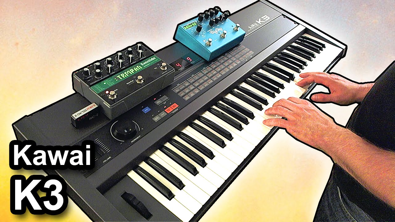 KAWAI K3 synth - Ambient piano music soundscape 【SYNTH DEMO】