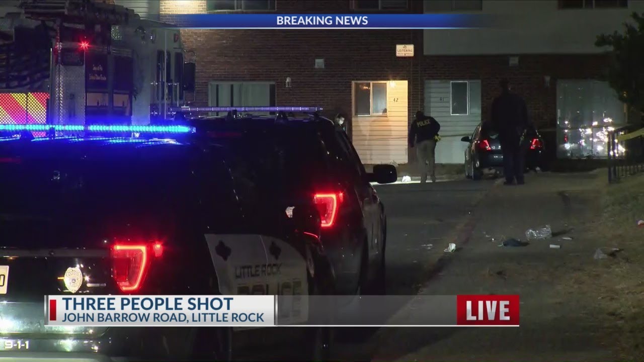 3 people shot in Little Rock
