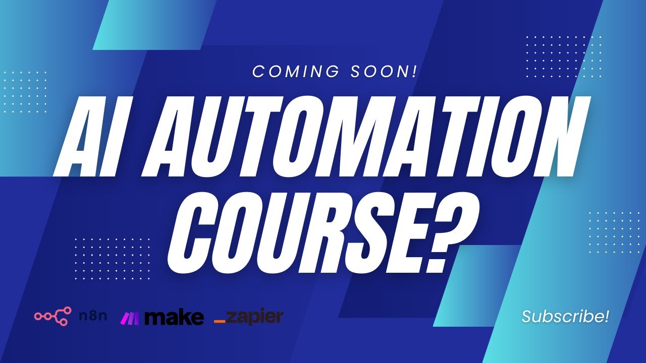 I’m Building an AI Automation Course (From Zero to Real Workflows)