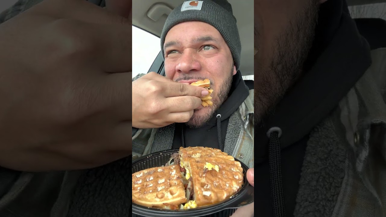 Trying Waffle House Viral Breakfast Steak Sandwich Hack
