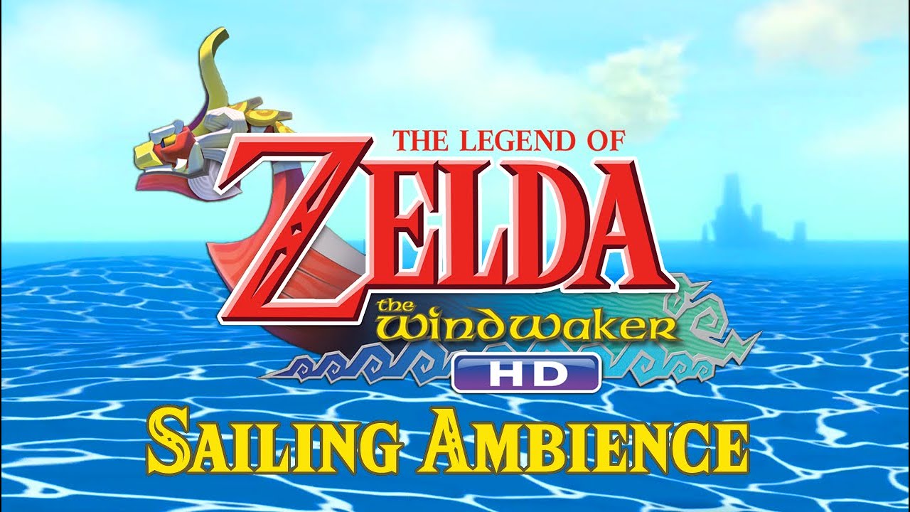 Zelda Wind Waker Ambience | Sailing on the Great Sea | Relaxing ASMR Sleep / Work / Study