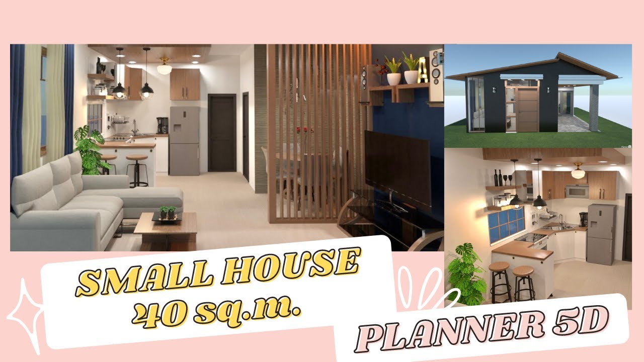 PLANNER 5D | SMALL HOUSE | 40 SQ.M.