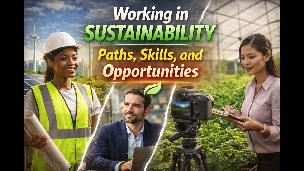 Working in Sustainability: Paths, Skills, and Opportunities