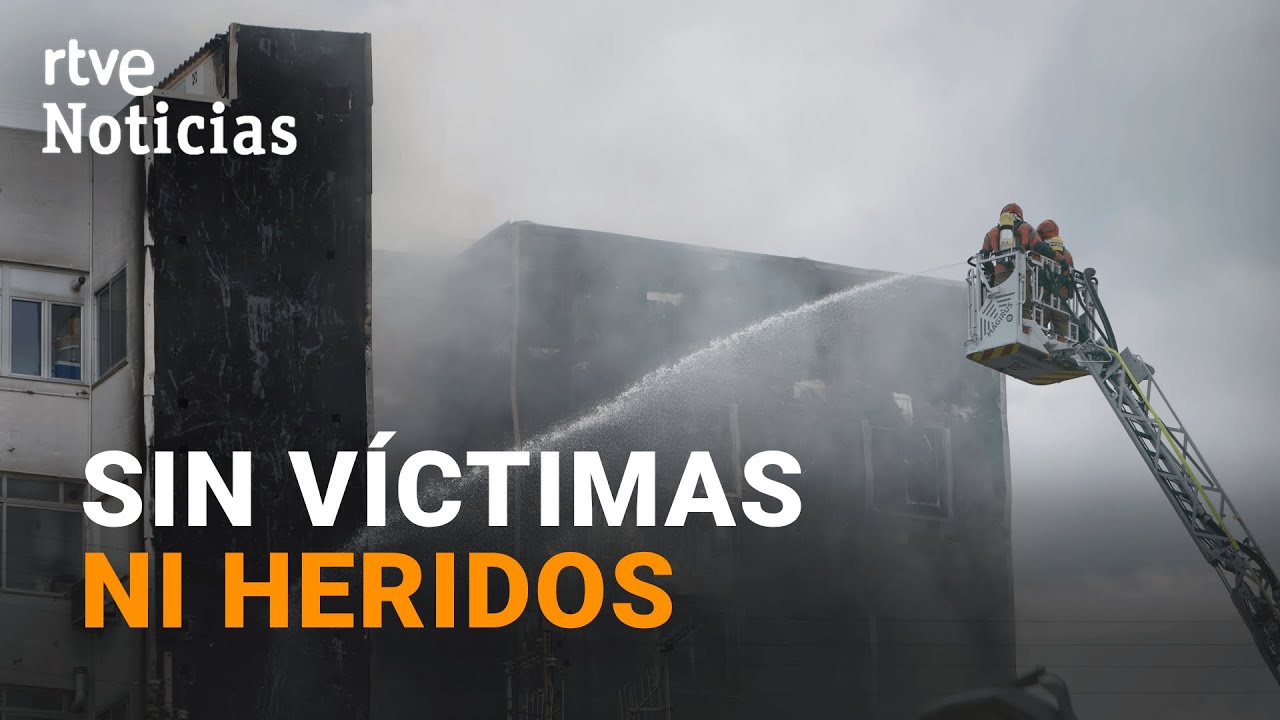 CASTELLÓN: El INCENDIO de un bloque de NUEVE plantas obliga a desalojar a todos sus VECINOS | RTVE
