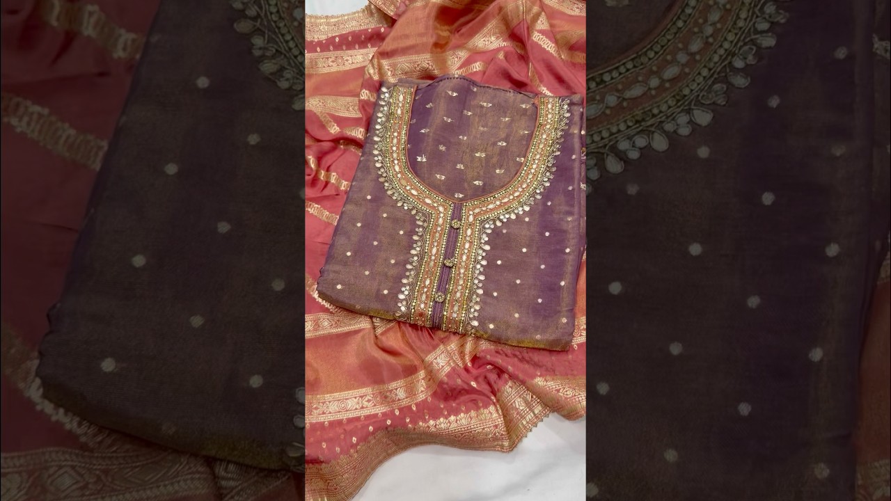 Banarasi suit ❤️ order now 9053275130 #new #trending #onlineshopping #fancy #banarasi #latest #suit