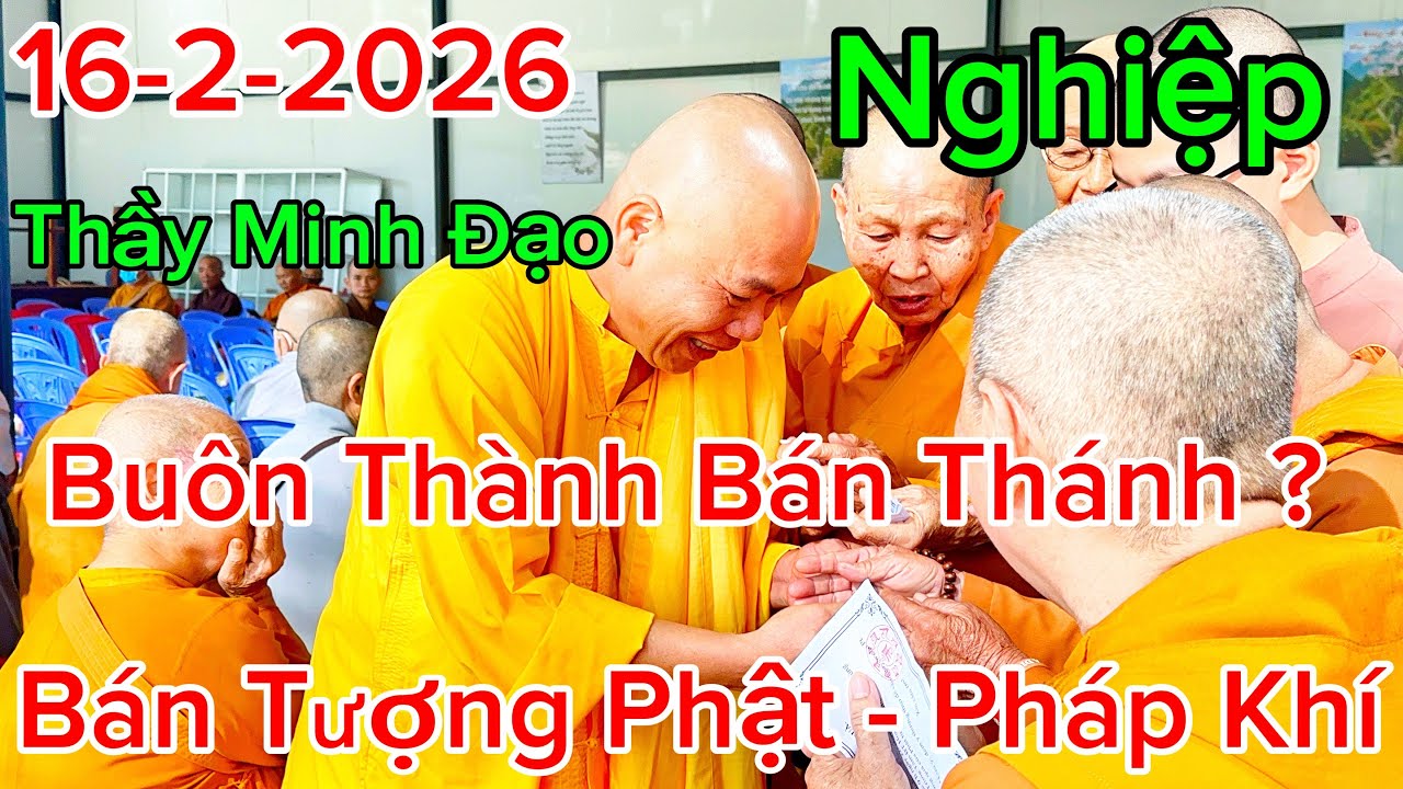 Thầy Minh Đạo chia sẽ buôn bán tượng Phật - Pháp Khí Phật có mang nghiệp không ? 