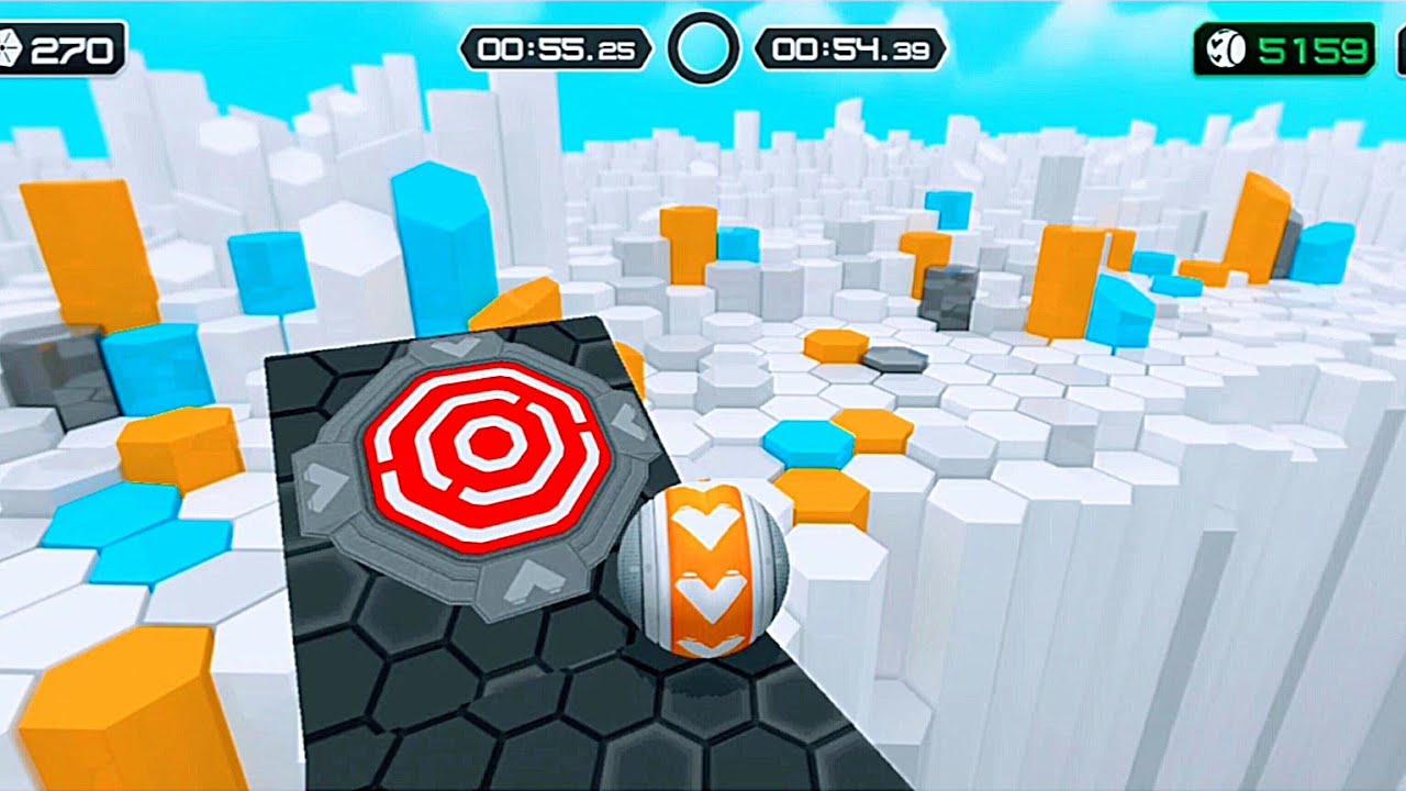 GYRO BALLS 🌈 All levels Gameplay 🌹 Android iOS 💥 Nafxitrix Gaming #195 Gyrosphere Trials