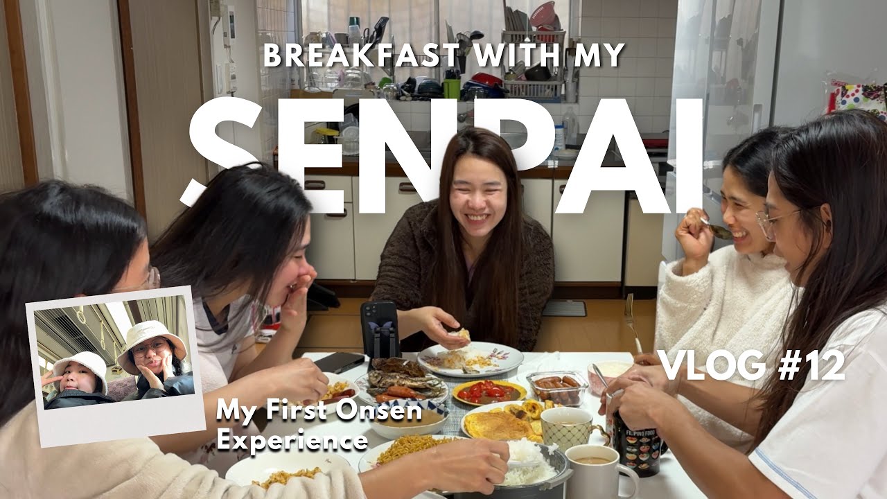 My First Onsen Experience | Breakfast with My Senpai | Bento Preparation