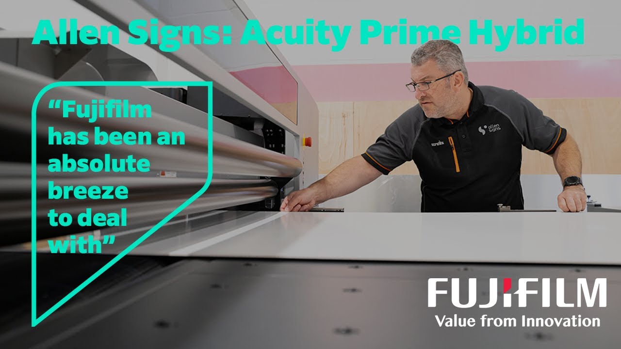 Pioneering the Acuity Prime Hybrid - Allen Signs praises maximum versatillity