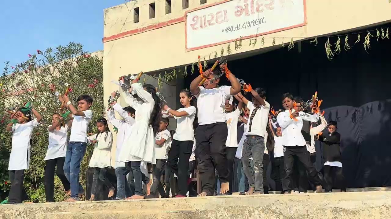 Sandese Aate Hai | Lezim Dance performance by kids on 26th January | રામગઢ શાળા | 2026 