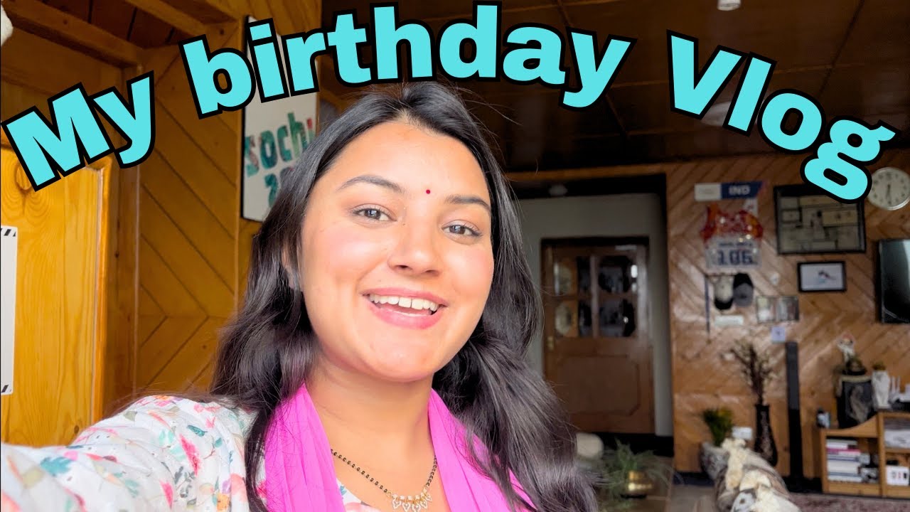 Birthday vlog || Mera bilkul man nhi tha || Best cake ever || Aanchal and Helly