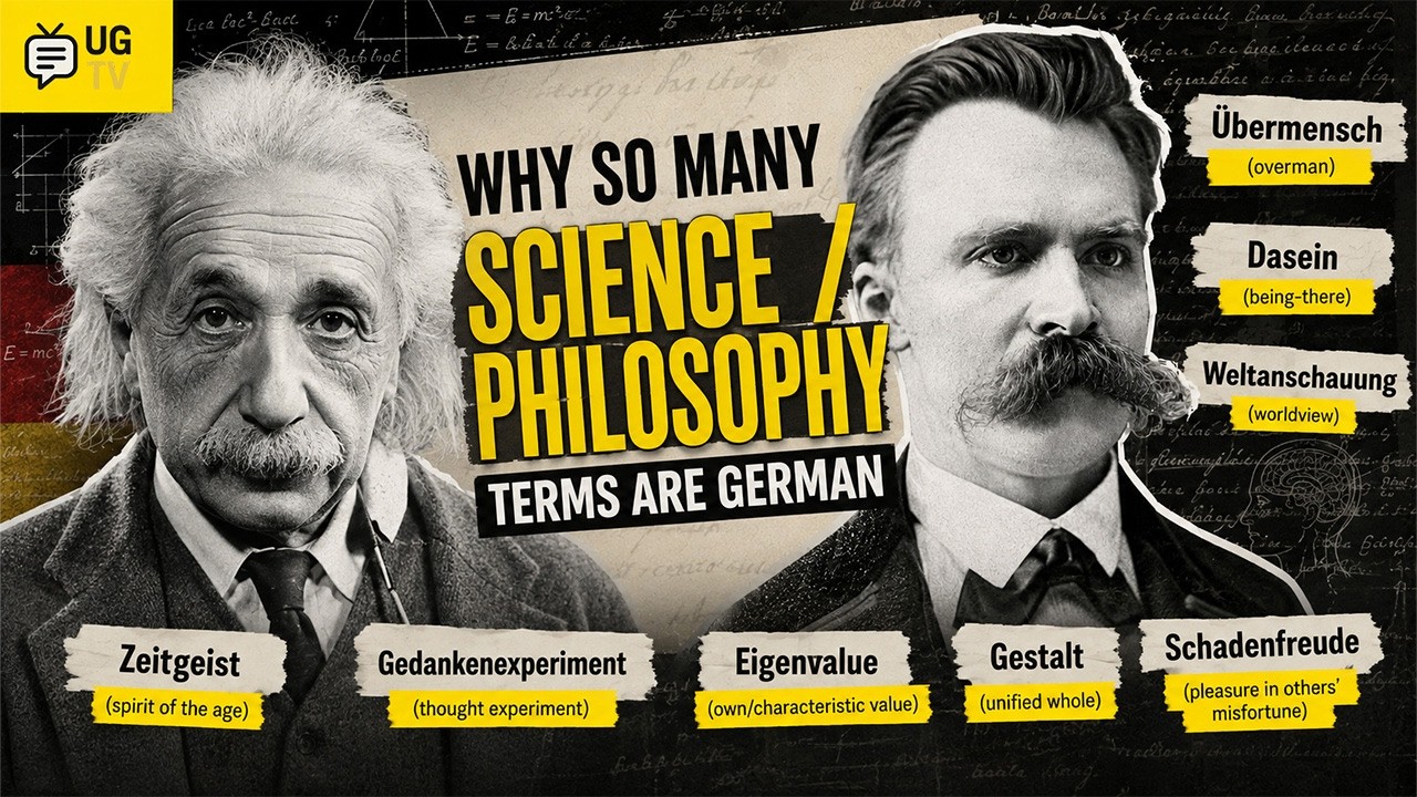 Why so many science/philosophy terms are German