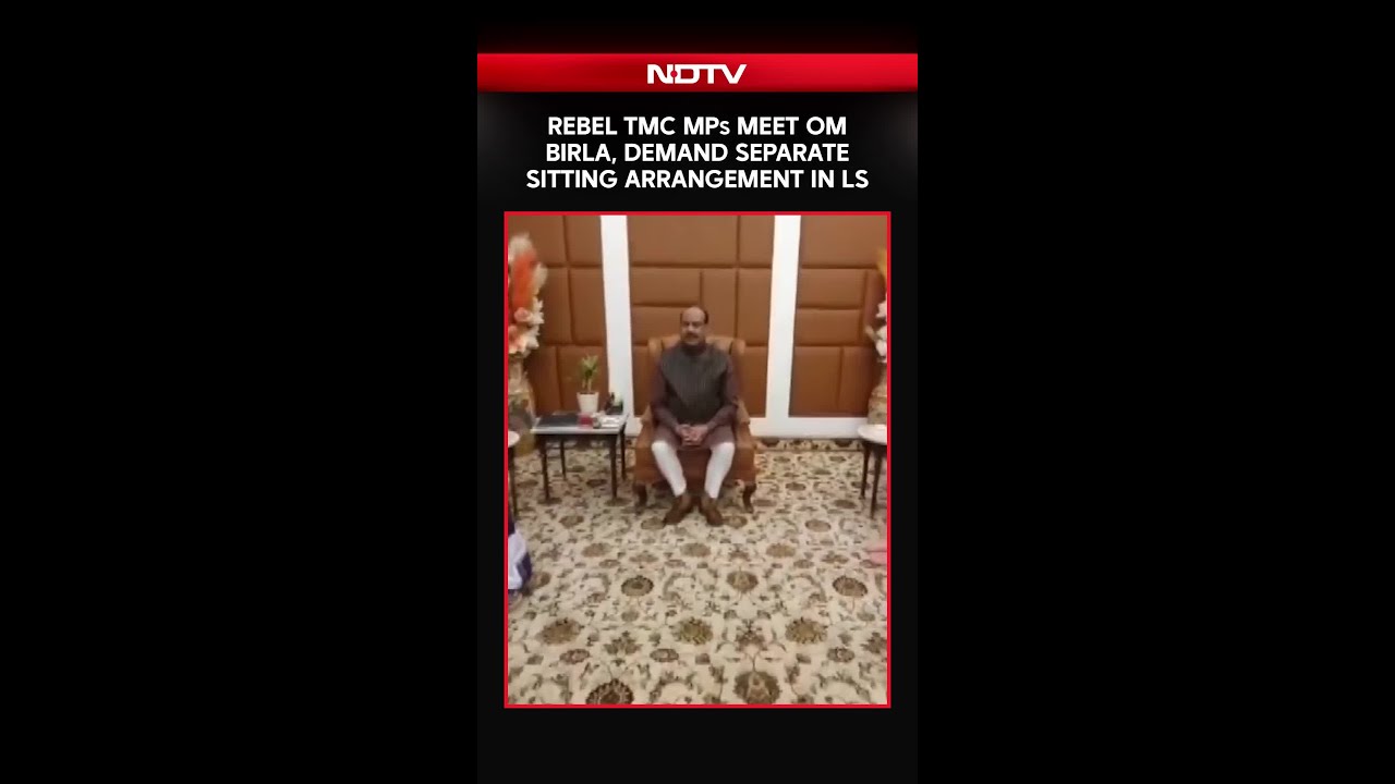 TMC Rebel MPs Meet Lok Sabha Speaker Om Birla, Seek 'Separate Seating Arrangements' In The House