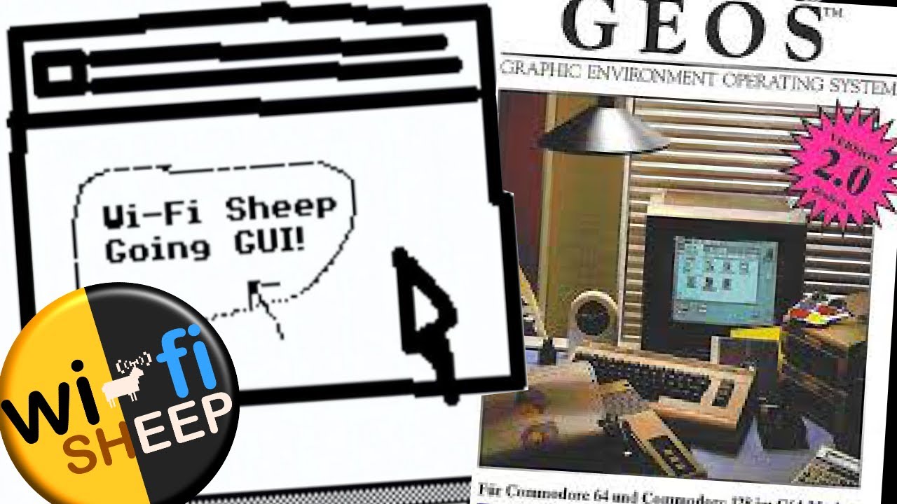Переходим на графический интерфейс! #GEOS на #8-битной #C64 Maxi System