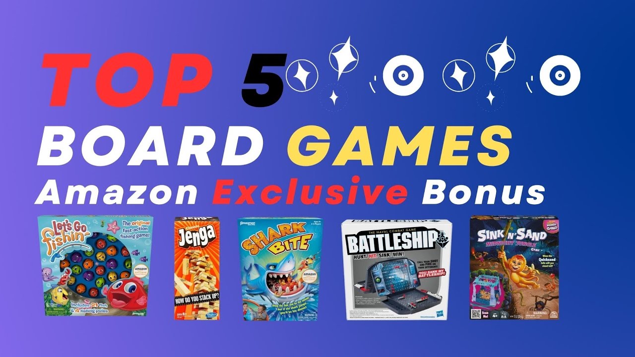 Top 5 Board Games Amazon Exclusive Bonus | AA Studio