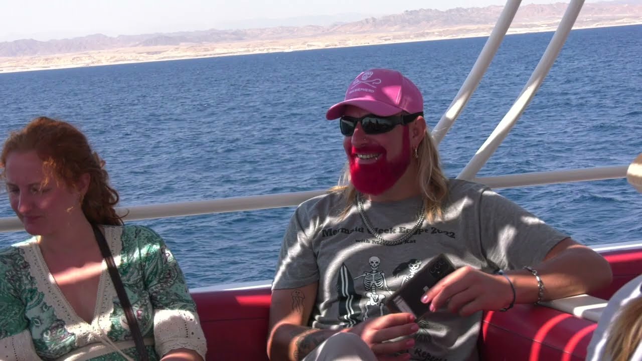 Merman Mo at Mermaid Week Egypt 2022