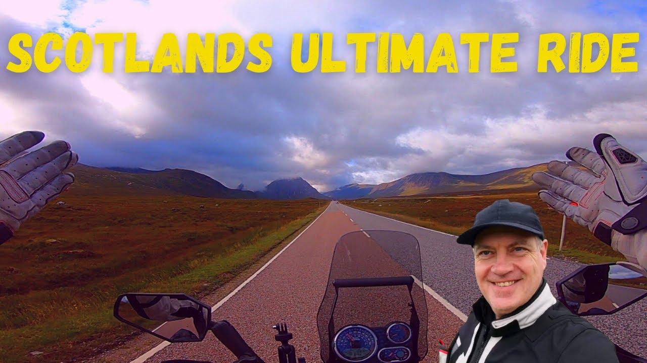 Is This Scotlands Most Scenic Motorcycle Ride? A82 Scottish Highlands Royal Enfield Himalayan