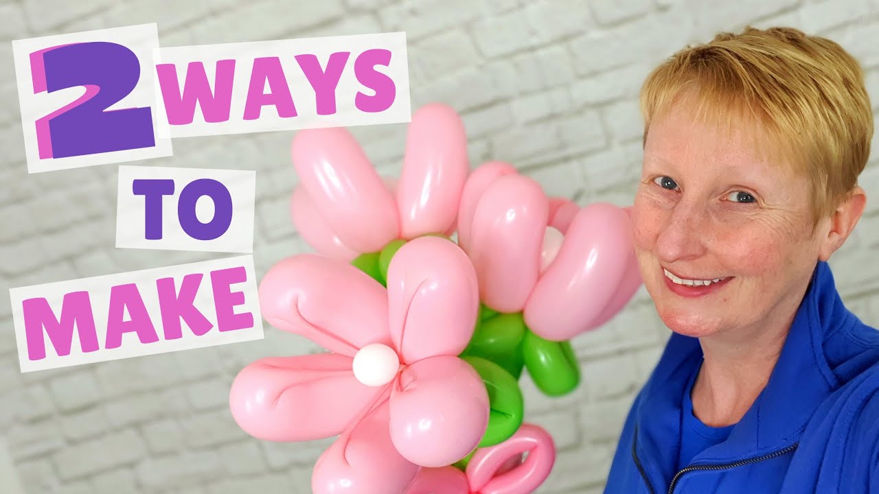 🌸 Как сделать букет цветов из воздушных шаров 🌸 Цветы из воздушных шаров легко 🌸