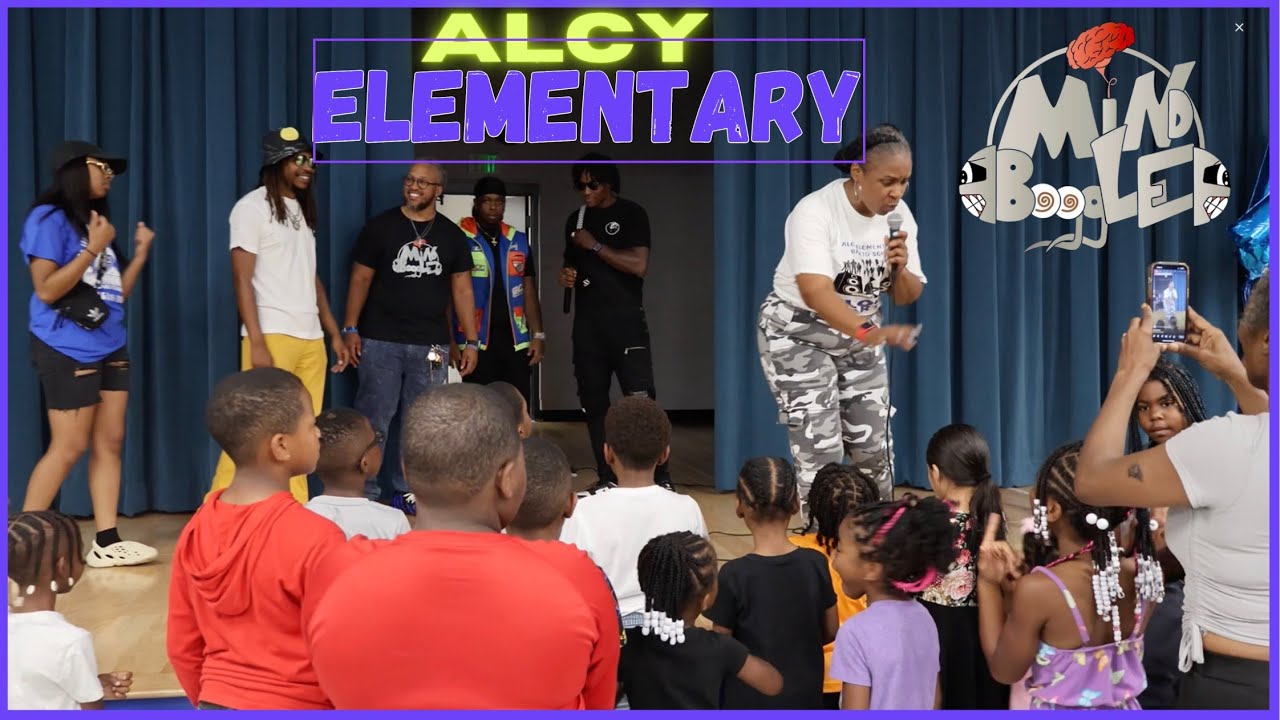 Mind Boggle Entertainment at Alcy Elementary & Rapping Principle Ms McAfee