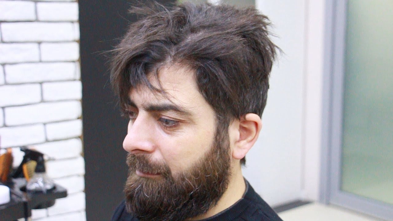 научиться стрижке шаг за шагом - мужская трансформация волос #stylistelnar