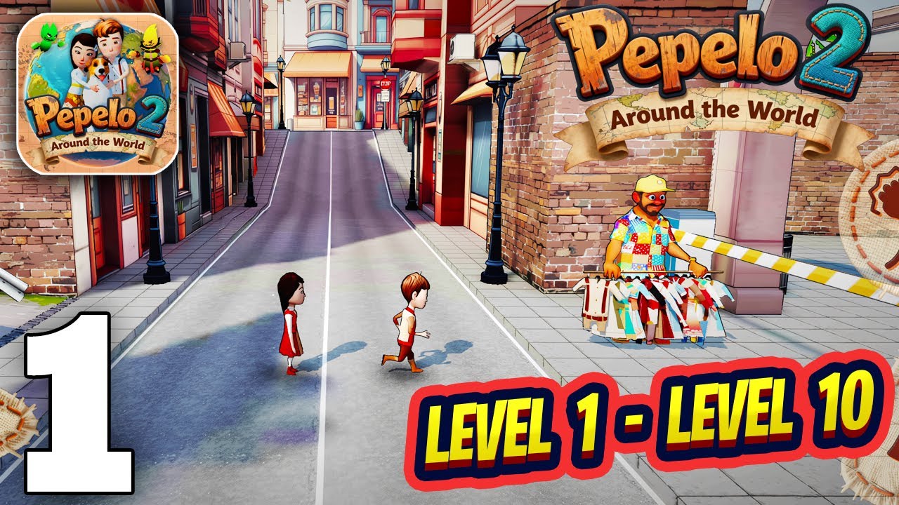 Pepelo 2: Around the World Gameplay Walkthrough (iOS, Android) Level 1 - Level 10