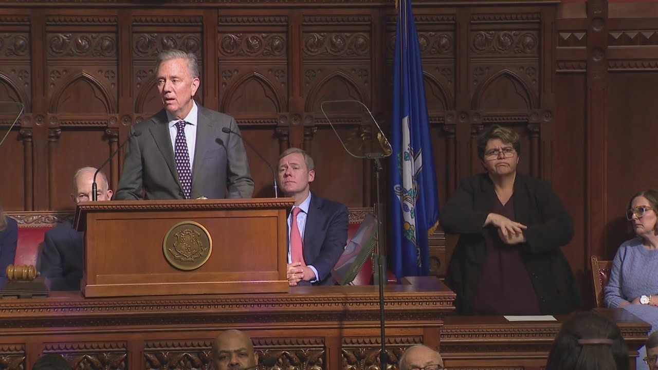 Lamont rebukes ICE, calls for tax rebate in state of the state address