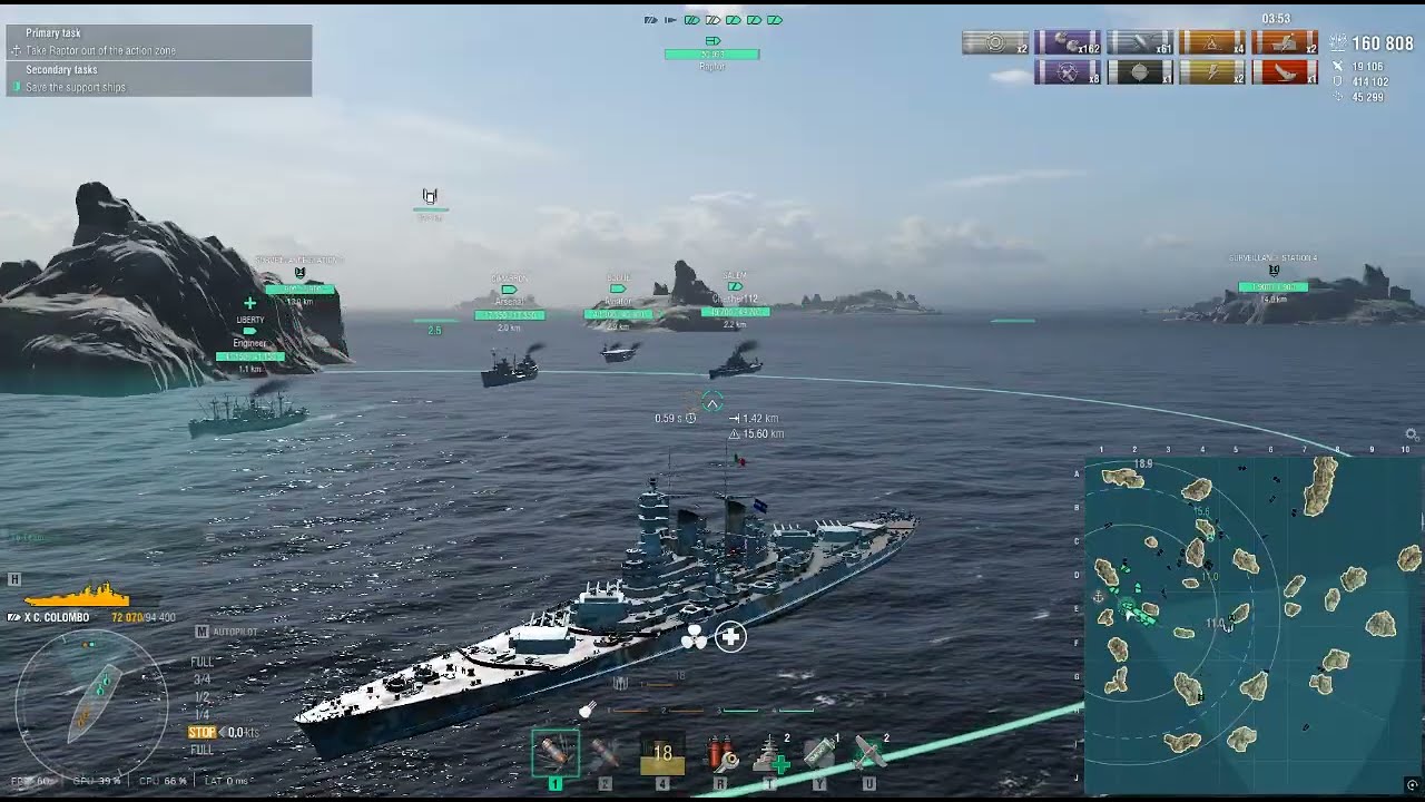 World of Warships C  COLOMBO Operations