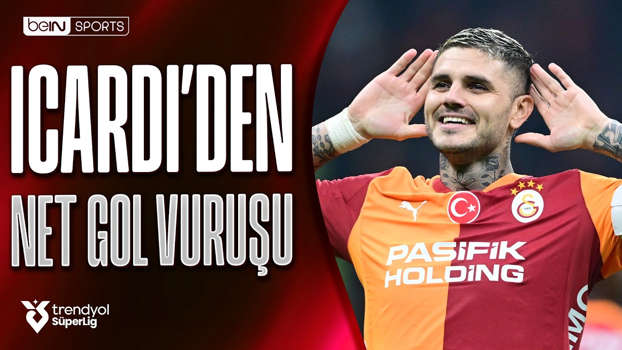 Mauro Icardi net bir gol vuruşuyla hat-trick'ini tamamlıyor! | Galatasaray - Ey&uuml;pspor