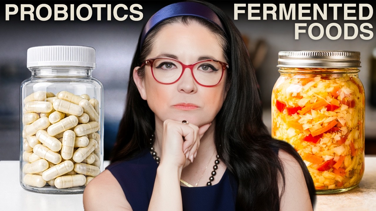 Probiotics vs fermented foods: What really repairs gut health in perimenopause | Cynthia Thurlow