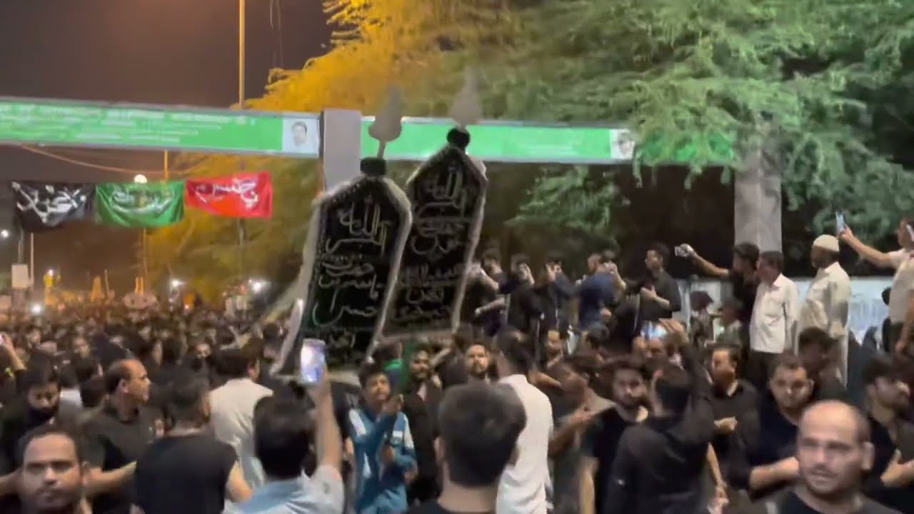 Muharram Juloose Below Jamia Millia Islamia Metro Station Okhla New Delhi 2022 (Anjumane Abbasiya)