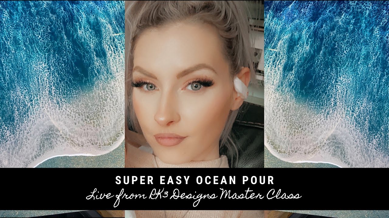 Super Easy Resin Ocean Pour (Quick Vid)