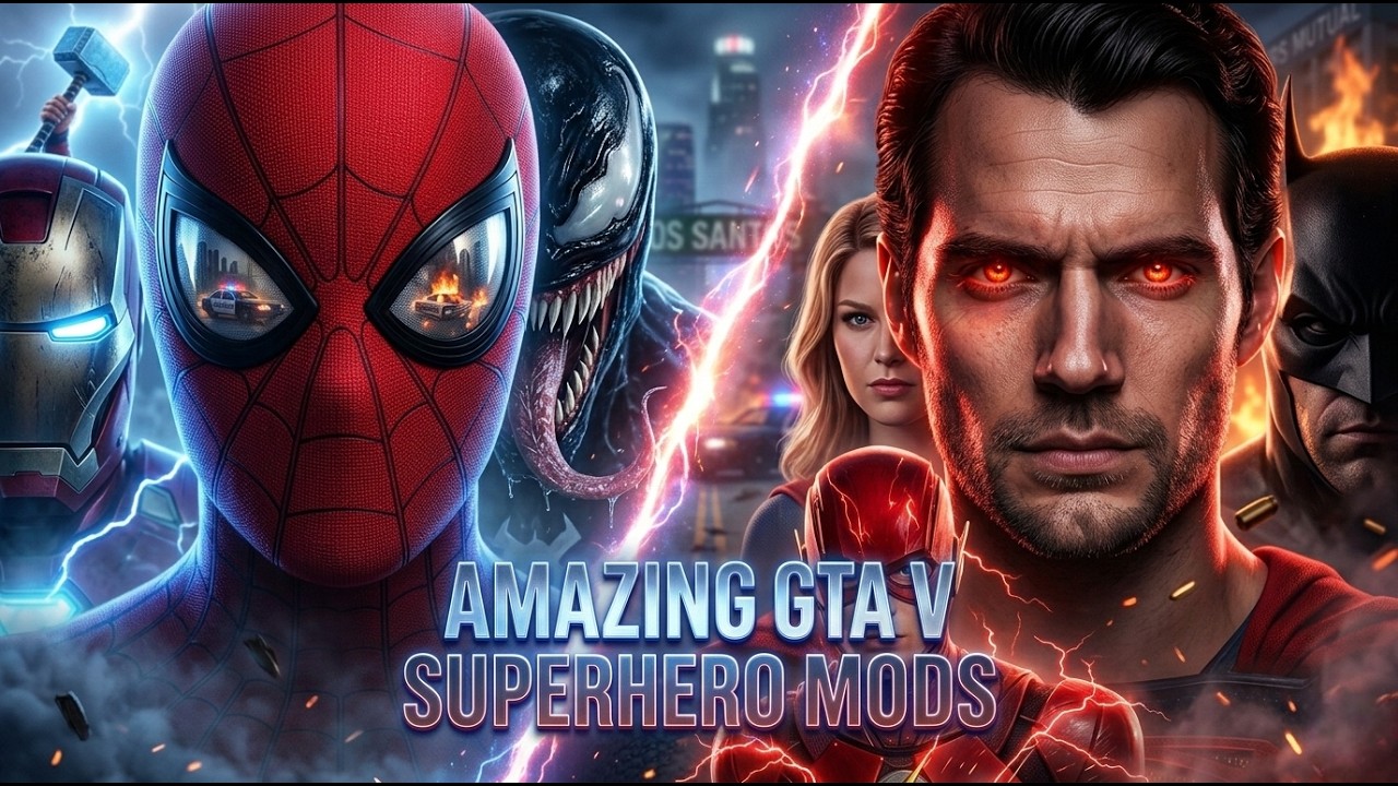 GTA 5 Superhero Fight Live Stream!