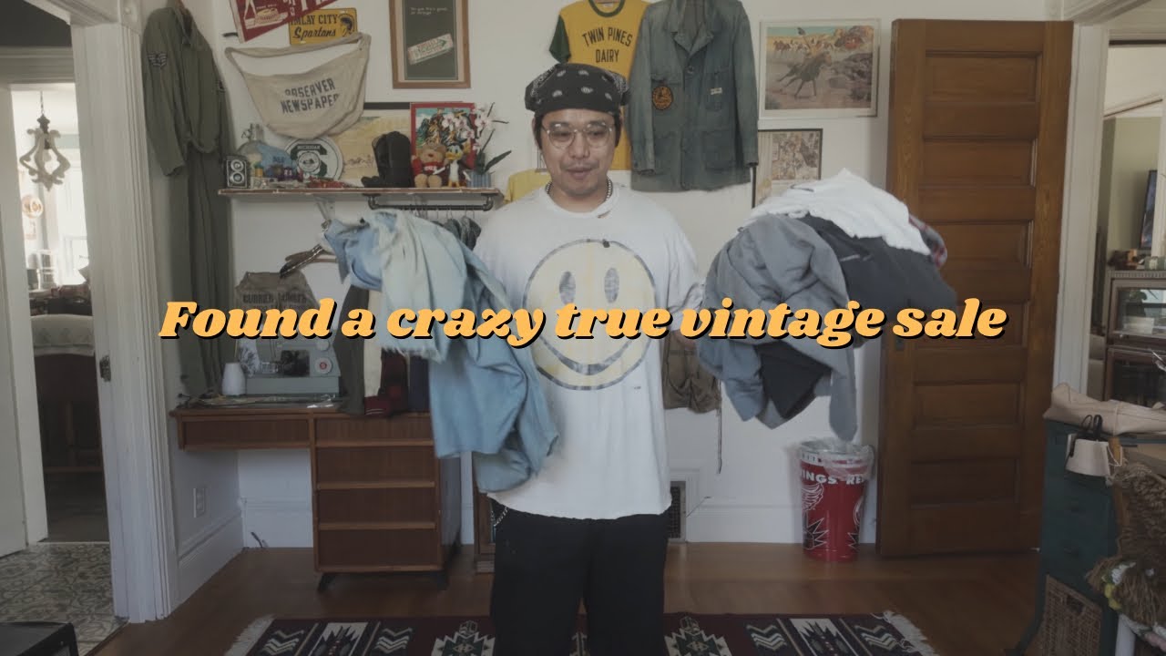 This sale had crazy true vintage clothing