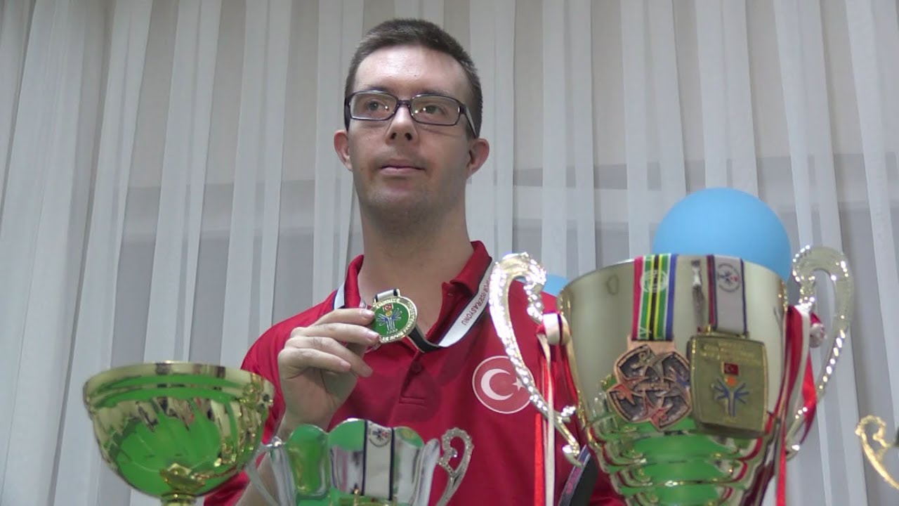 Turkish athlete with Down syndrome eyes gold medal