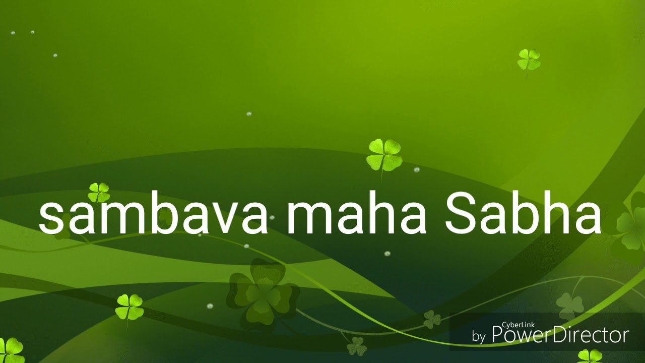 Sambava maha Sabha@thrissur22-9-19