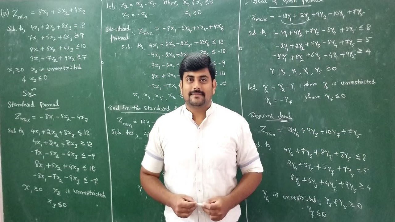 18 - Duality in Linear Programming Problems (LPP) - Module 2 - OR by GURUDATT.H.M.
