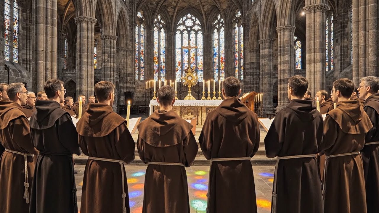Gregorian Chant for Eucharistic Adoration ✨ Sacred Cathedral Prayer