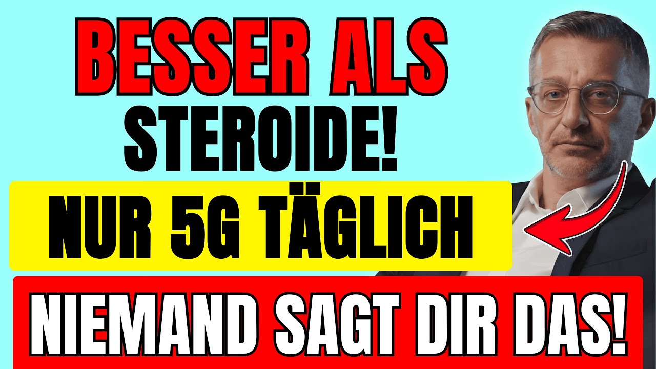 Ich nahm 5g täglich davon — Entzündung weg Fett schmolz Muskeln explodierten — Arzt nennt