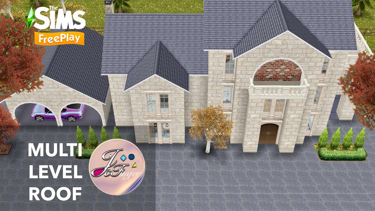 Sims FreePlay 🏠〽️| MULTILEVEL ROOF ~ Tour & Live build | 🛠 By Joy.
