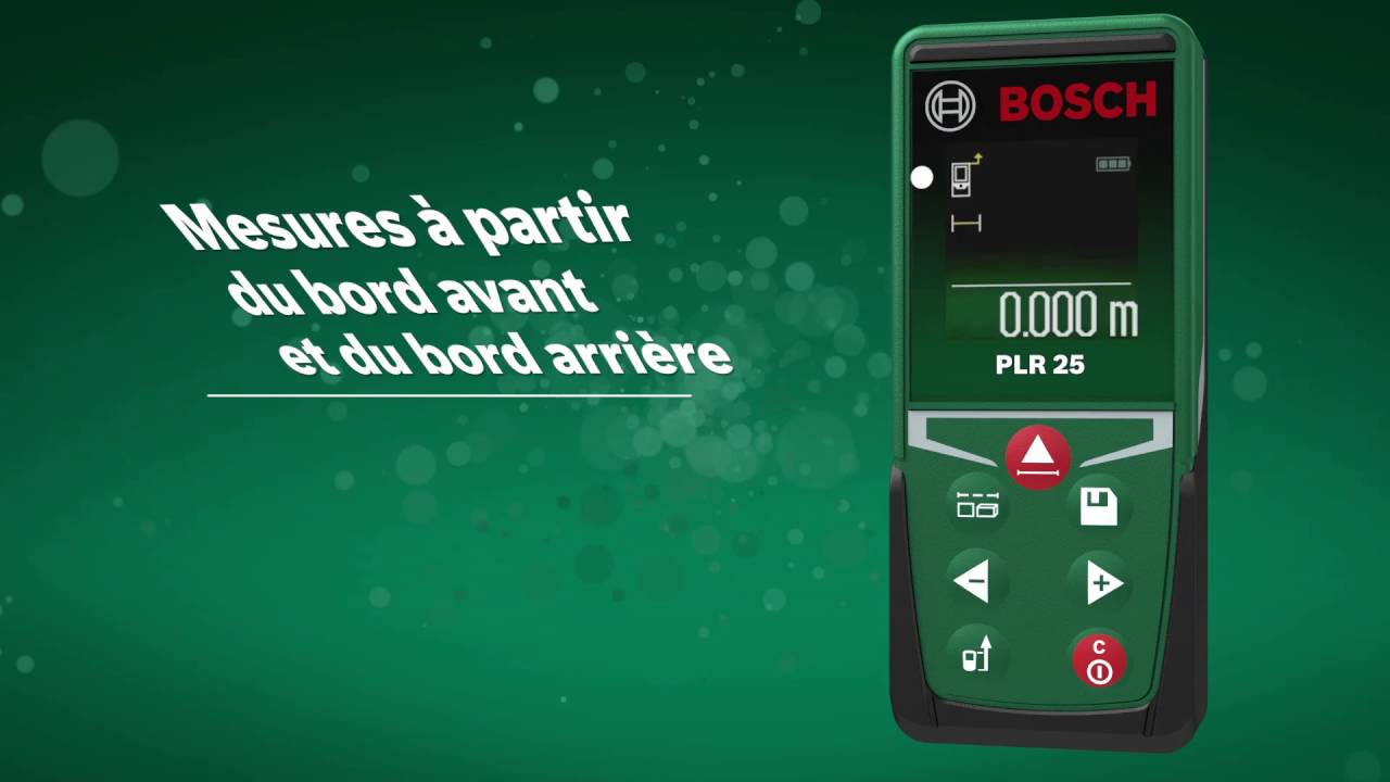 Télémètre laser Bosch PLR 25