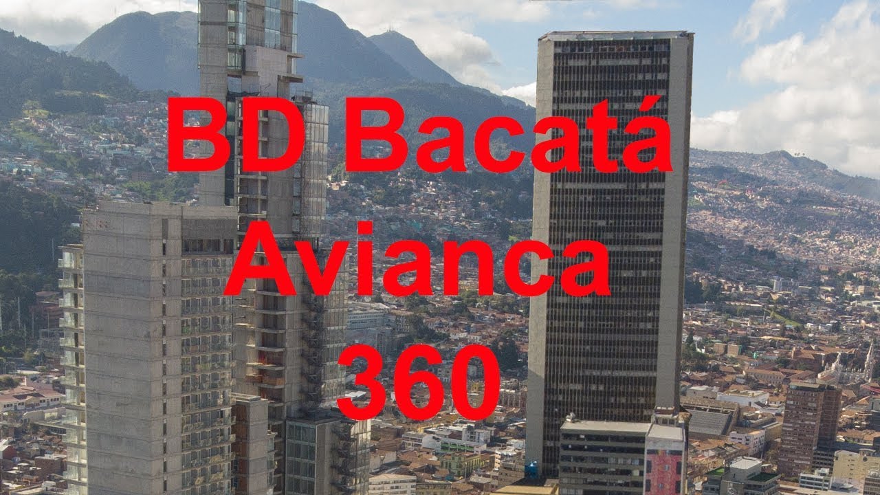 BD Bacata Skyscraper - Avianca Tower, Bogotá 360 Panorama Drone