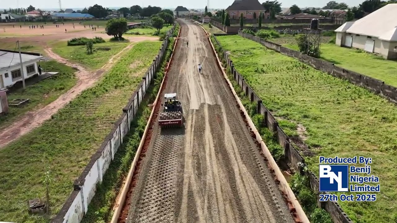 Monthly Progress Report Urban Renewal Project| 556KM Roads Project Minna Township 27th October 2025
