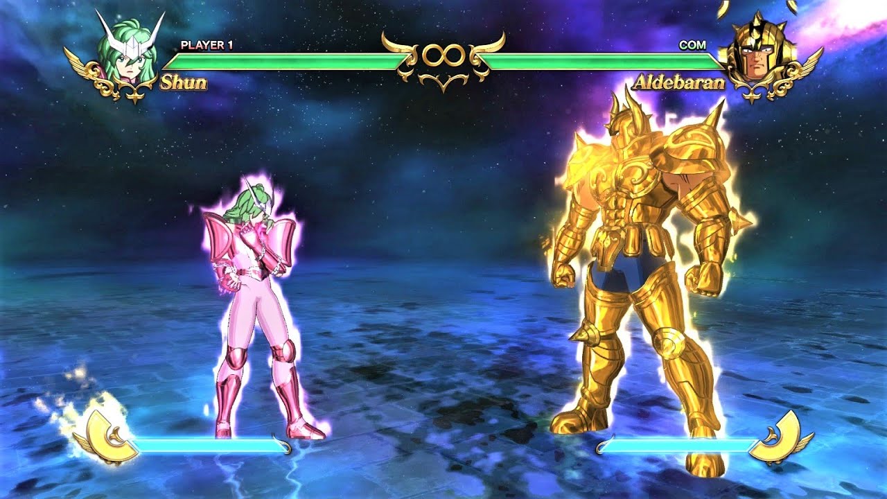 Andromeda Shun vs Taurus Aldebaran (Hardest AI) - Saint Seiya: Soldiers' Soul