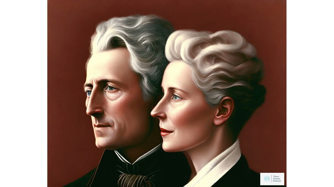 37607 Regine Olsen and S&oslash;ren Kierkegaard Incomprehensible Love