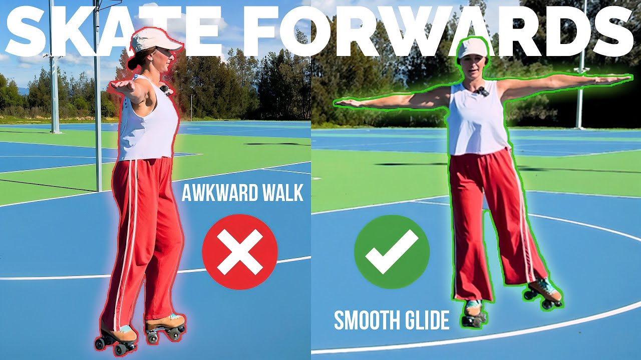 How to Roller Skate Forwards (NO EXPERIENCE Needed!)