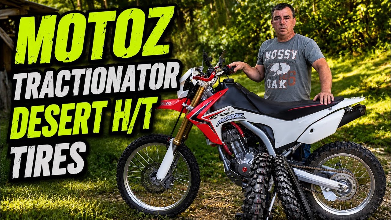 Установка шин MotoZ Tractionator Desert H/T для Honda CRF250L CRF300L Dual Sport