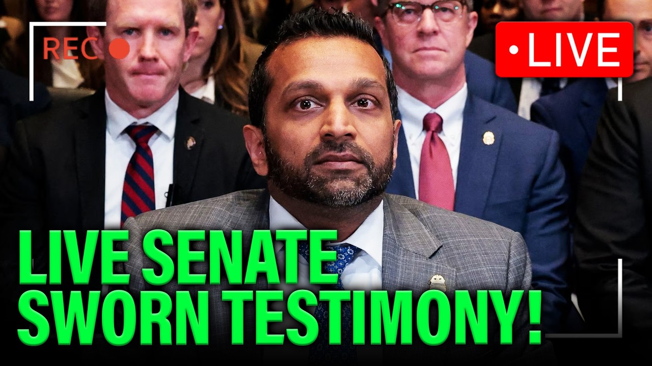 LIVE: Kash Patel GRILLED in Front of Senate