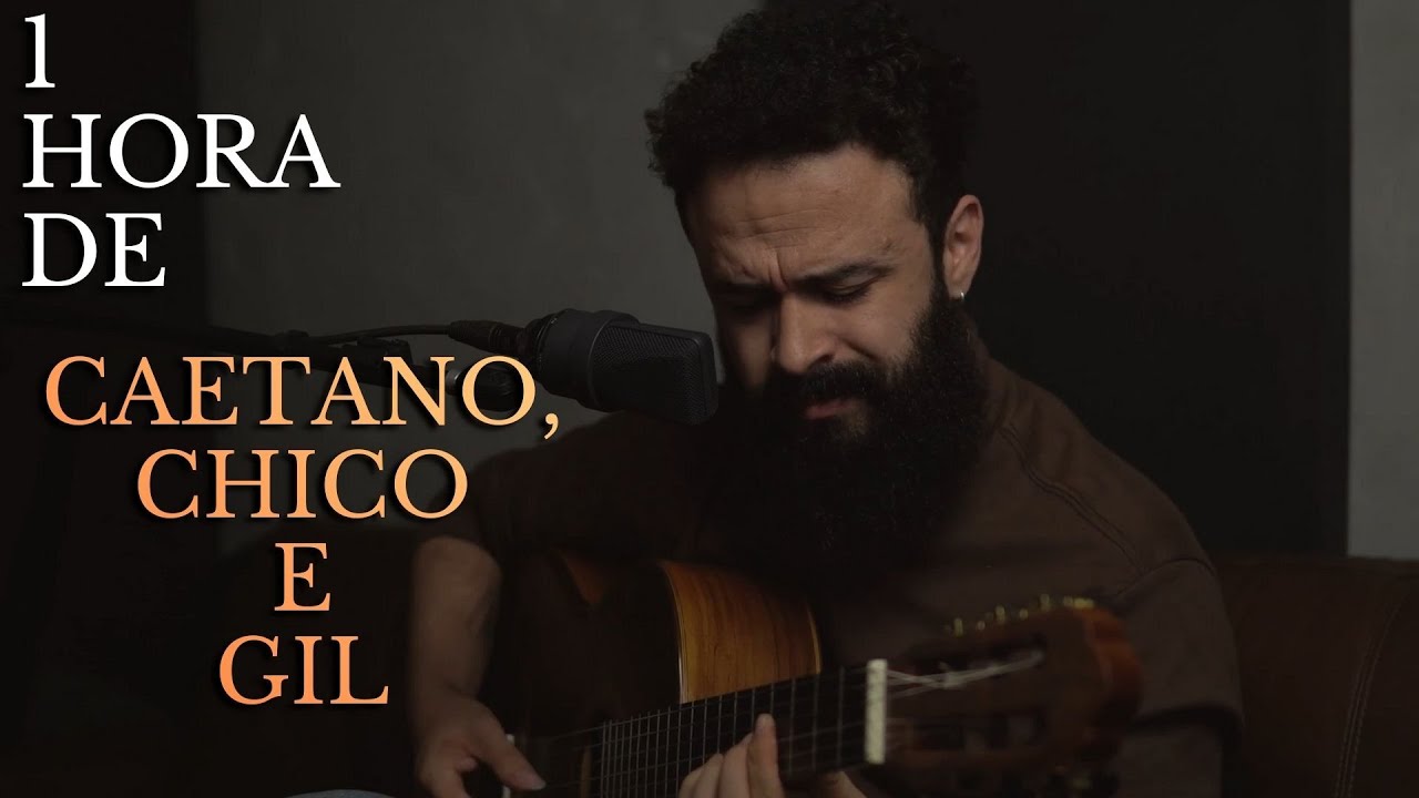 1 HORA DE CAETANO, CHICO E GIL COMO VOCÊ NUNCA VIU (SÓ PRA RIMAR) - VOZ E VIOLÃO