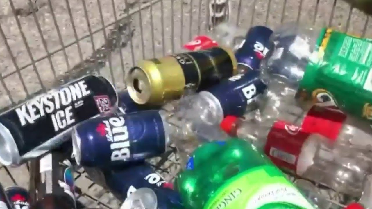 Hundreds of Metro Detroiters line up to return months’ worth of bottles, cans
